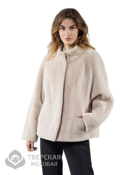 Пальто "Блеск" цвет св.бежевый